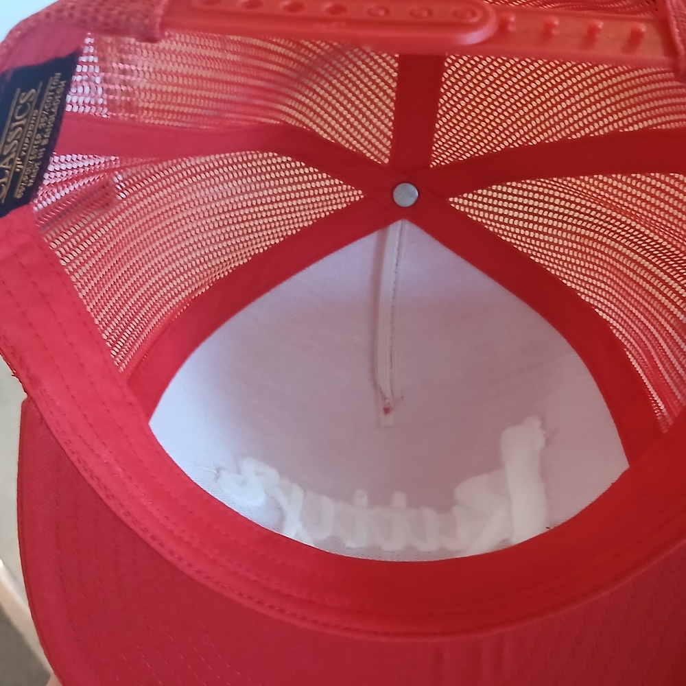 Red Snapback Hat - Picture 3 of 4